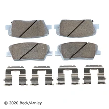 Beck/Arnley 085-6787 Disc Brake Pad Set, Rear Side