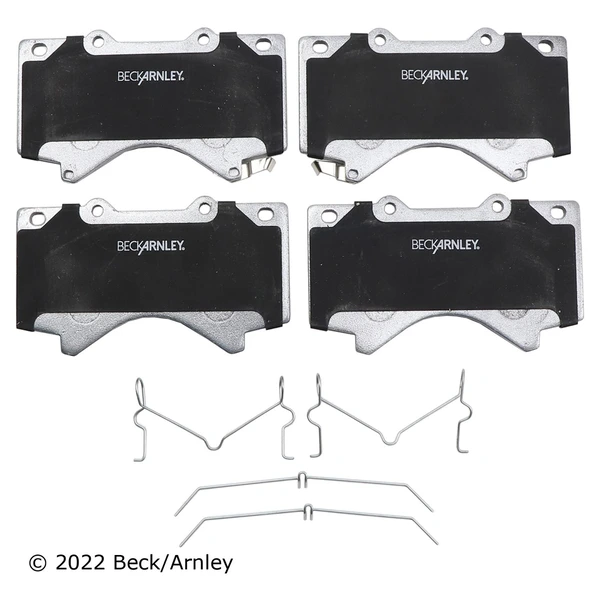 Beck/Arnley 085-6791 Disc Brake Pad Set, Front Side
