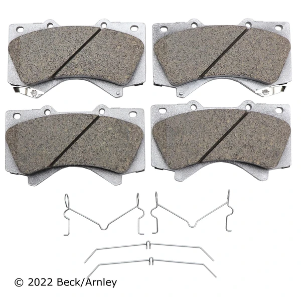 Beck/Arnley 085-6791 Disc Brake Pad Set, Front Side