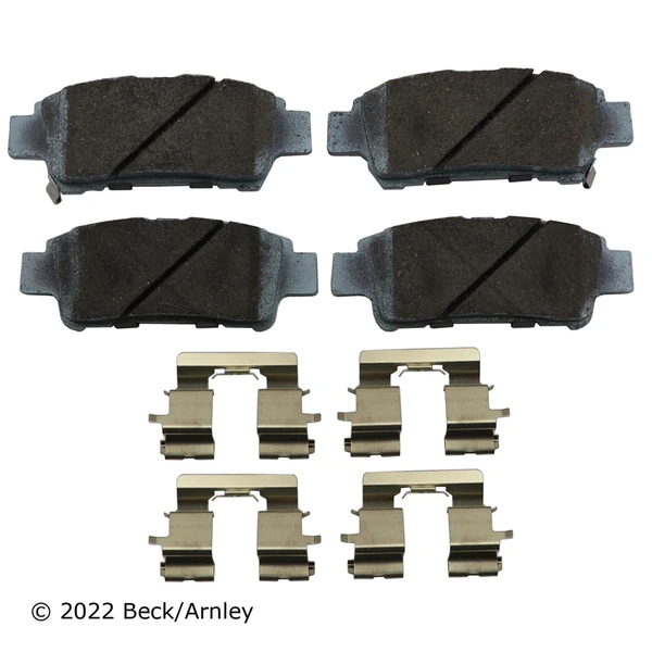 Beck/Arnley 085-6700 Disc Brake Pad Set, Rear Side