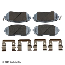 Beck/Arnley 085-6702 Disc Brake Pad Set, Front Side