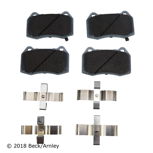 Beck/Arnley 085-6705 Disc Brake Pad Set, Front Side