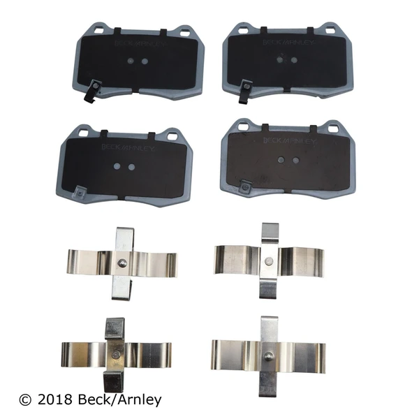 Beck/Arnley 085-6705 Disc Brake Pad Set, Front Side