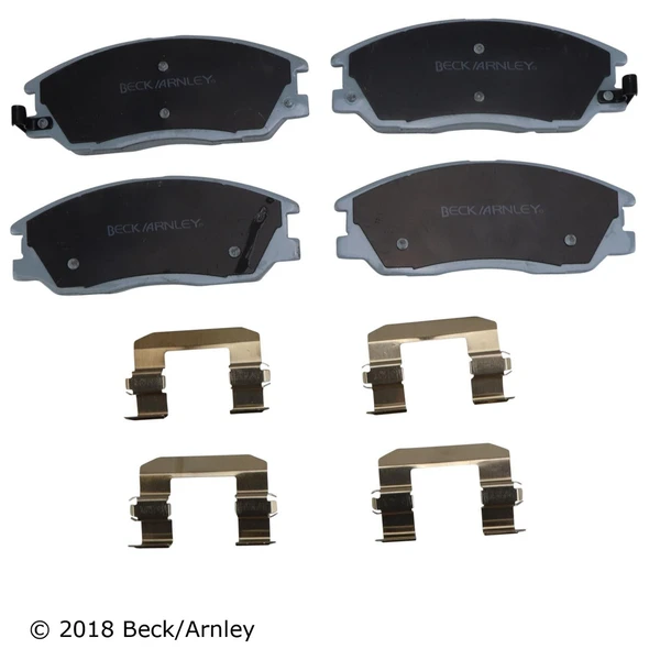 Beck/Arnley 085-6724 Disc Brake Pad Set, Front Side