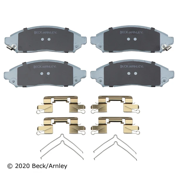 Beck/Arnley 085-6726 Disc Brake Pad Set, Front Side