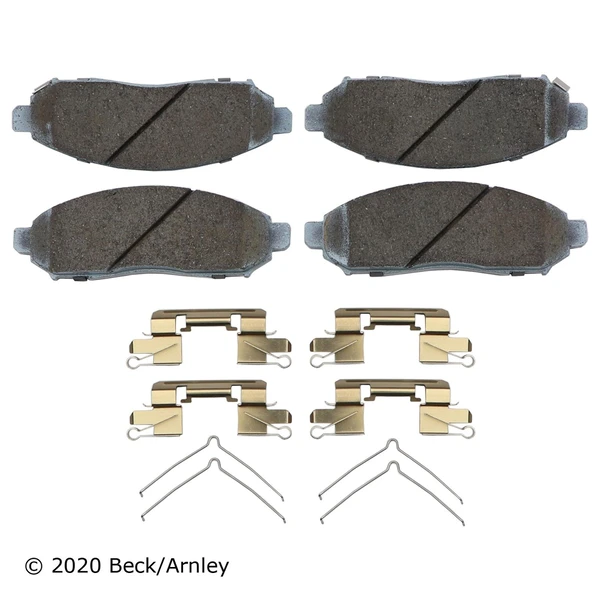 Beck/Arnley 085-6726 Disc Brake Pad Set, Front Side