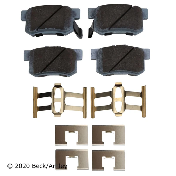 Beck/Arnley 085-6733 Disc Brake Pad Set, Rear Side