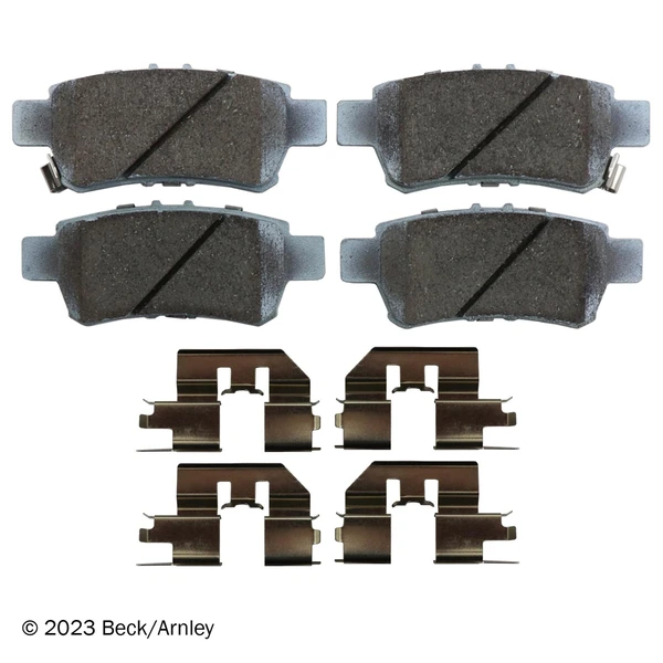 Beck/Arnley 085-6734 Disc Brake Pad Set, Rear Side