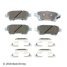 Beck/Arnley 085-6736 Disc Brake Pad Set, Rear Side