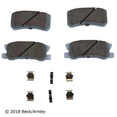 Beck/Arnley 085-6847 Disc Brake Pad Set, Rear Side