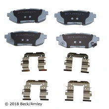 Beck/Arnley 085-6870 Disc Brake Pad Set, Rear Side