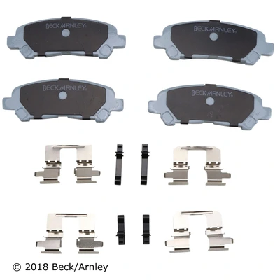 Beck/Arnley 085-6885 Disc Brake Pad Set, Rear Side