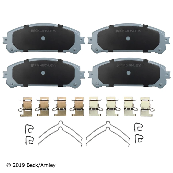 Beck/Arnley 085-6893 Disc Brake Pad Set, Front Side