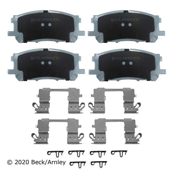 Beck/Arnley 085-6805 Disc Brake Pad Set, Front Side