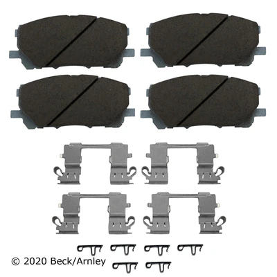 Beck/Arnley 085-6805 Disc Brake Pad Set, Front Side