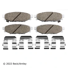 Beck/Arnley 085-6811 Disc Brake Pad Set, Rear Side