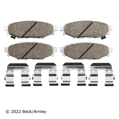 Beck/Arnley 085-6811 Disc Brake Pad Set, Rear Side