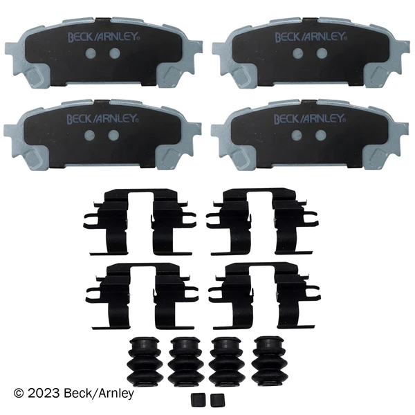 Beck/Arnley 085-6815A Disc Brake Pad Set, Rear Side