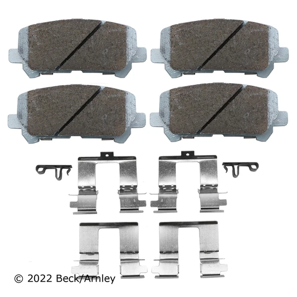 Beck/Arnley 085-6817 Disc Brake Pad Set, Rear Side