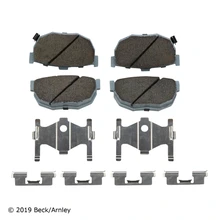 Beck/Arnley 085-6823 Disc Brake Pad Set, Rear Side