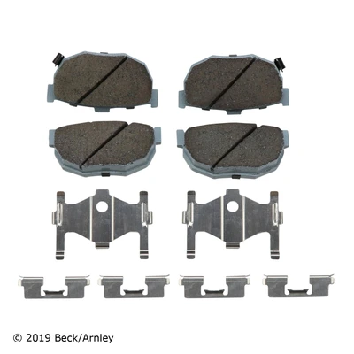 Beck/Arnley 085-6823 Disc Brake Pad Set, Rear Side