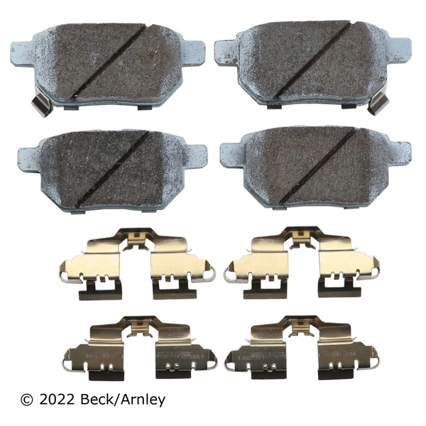 Beck/Arnley 085-6824 Disc Brake Pad Set, Rear Side