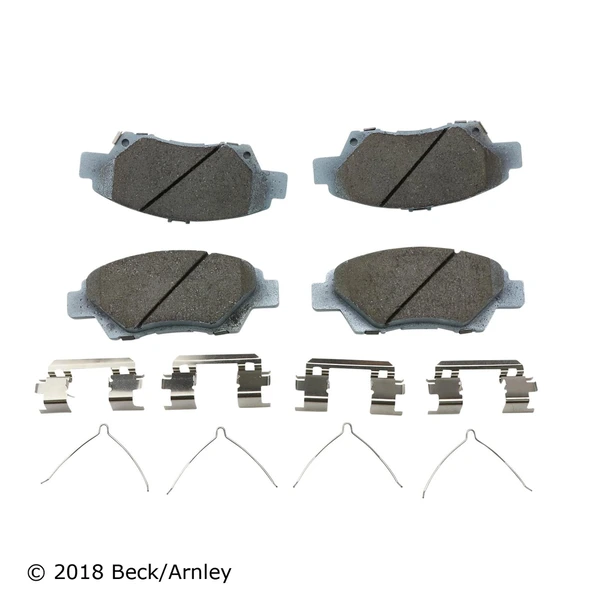 Beck/Arnley 085-6828 Disc Brake Pad Set, Front Side