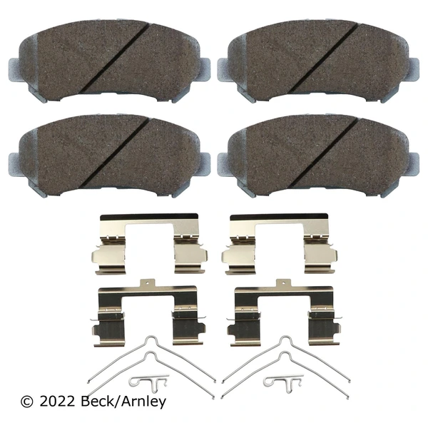 Beck/Arnley 085-6831 Disc Brake Pad Set, Front Side