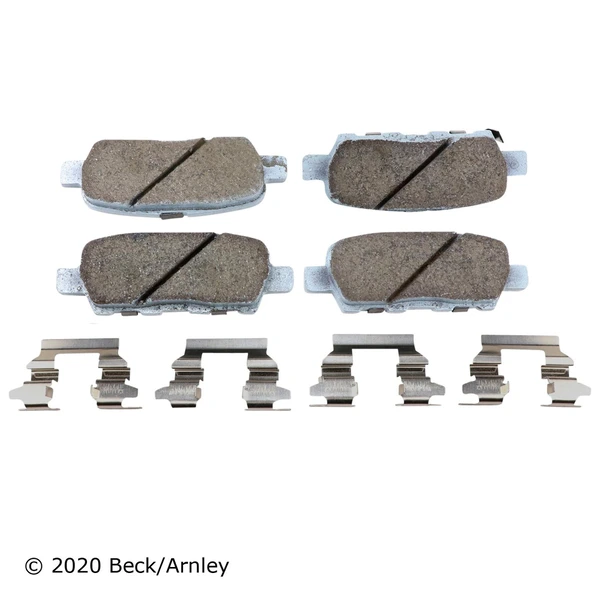 Beck/Arnley 085-6832 Disc Brake Pad Set, Rear Side