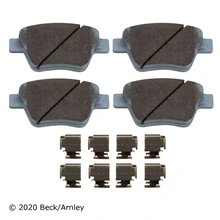 Beck/Arnley 085-6940 Disc Brake Pad Set, Rear Side