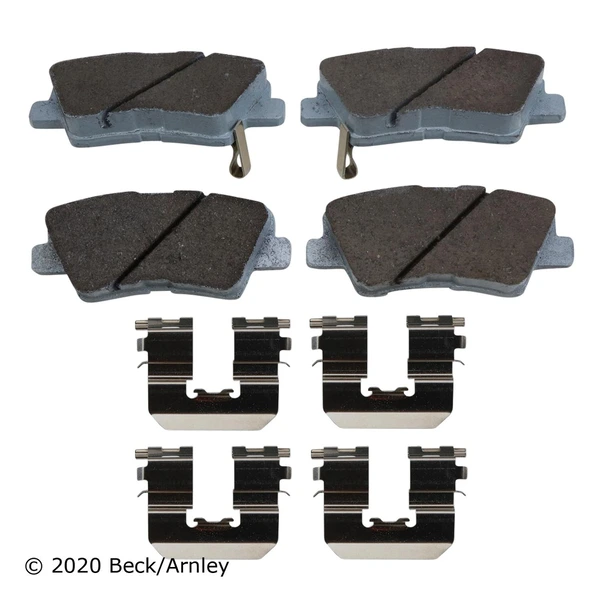 Beck/Arnley 085-6941 Disc Brake Pad Set, Rear Side
