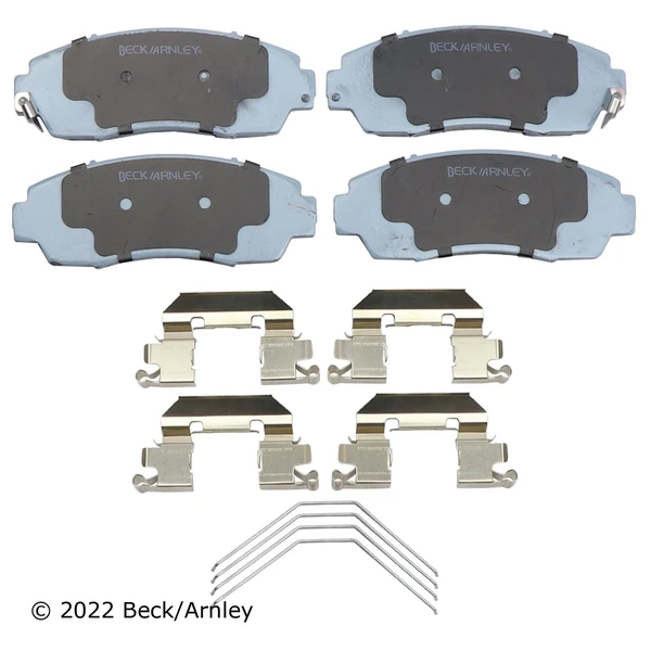 Beck/Arnley 085-6948 Disc Brake Pad Set, Front Side