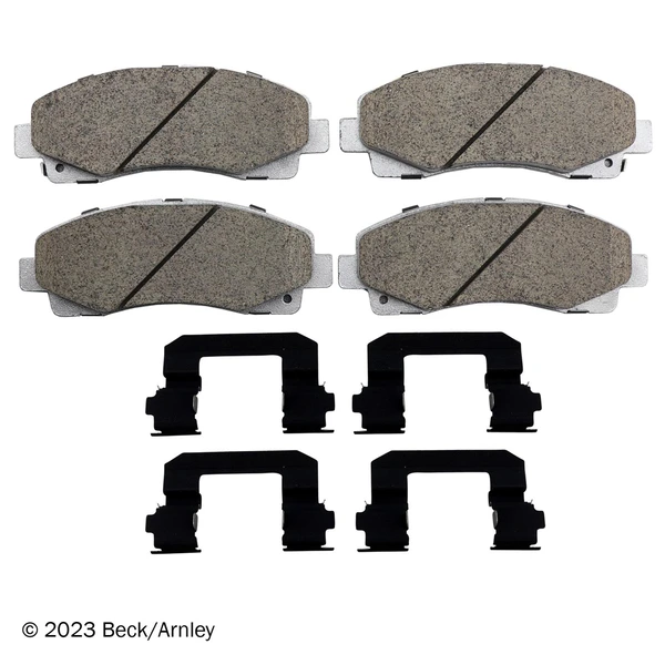 Beck/Arnley 085-6955 Disc Brake Pad Set, Front Side