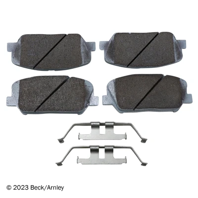 Beck/Arnley 085-6958 Disc Brake Pad Set, Front Side