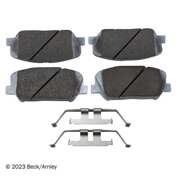 Beck/Arnley 085-6958 Disc Brake Pad Set, Front Side