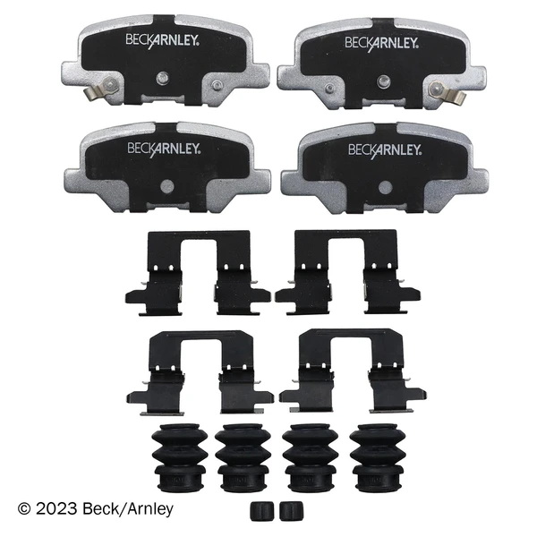 Beck/Arnley 085-6960B Disc Brake Pad Set, Rear Side
