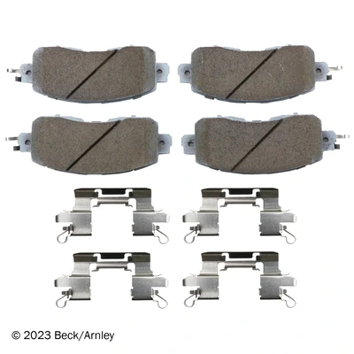 Beck/Arnley 085-6961 Disc Brake Pad Set, Front Side