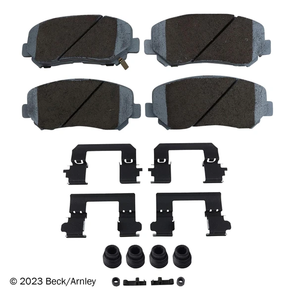 Beck/Arnley 085-6963 Disc Brake Pad Set, Front Side