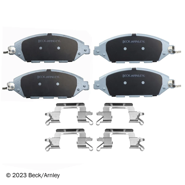Beck/Arnley 085-6966 Disc Brake Pad Set, Front Side