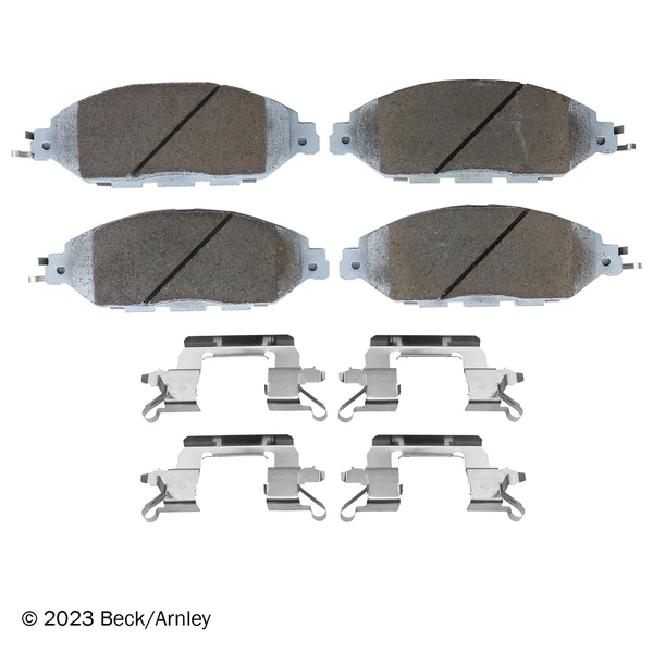 Beck/Arnley 085-6966 Disc Brake Pad Set, Front Side