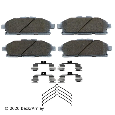 Beck/Arnley 085-6967 Disc Brake Pad Set, Front Side