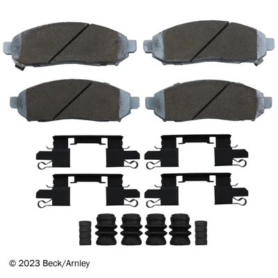 Beck/Arnley 085-6968 Disc Brake Pad Set, Front Side