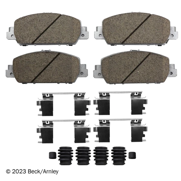Beck/Arnley 085-6970 Disc Brake Pad Set, Front Side