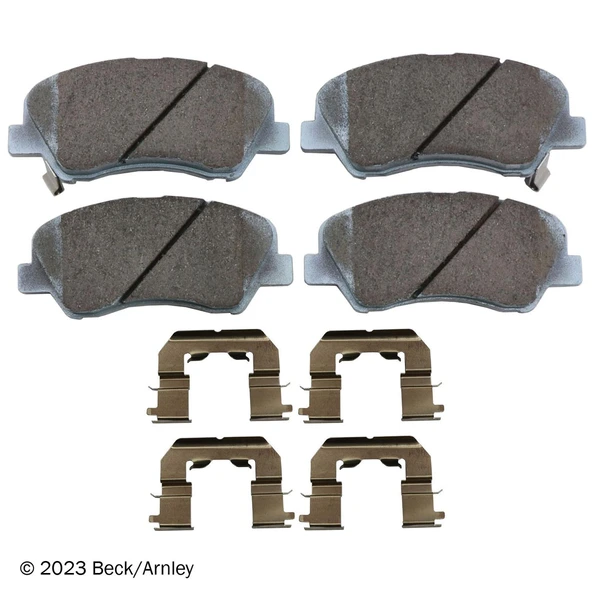Beck/Arnley 085-6975 Disc Brake Pad Set, Front Side