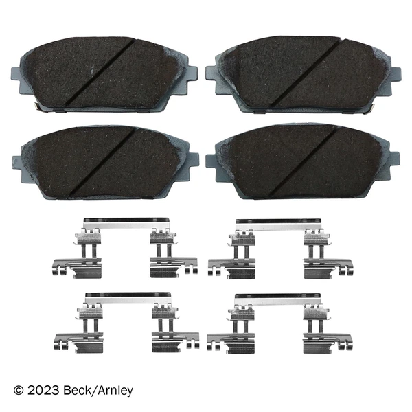 Beck/Arnley 085-6983 Disc Brake Pad Set, Front Side