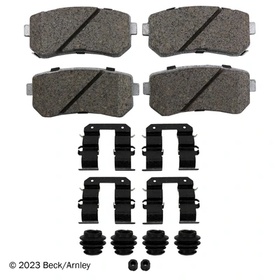 Beck/Arnley 085-6988 Disc Brake Pad Set, Rear Side