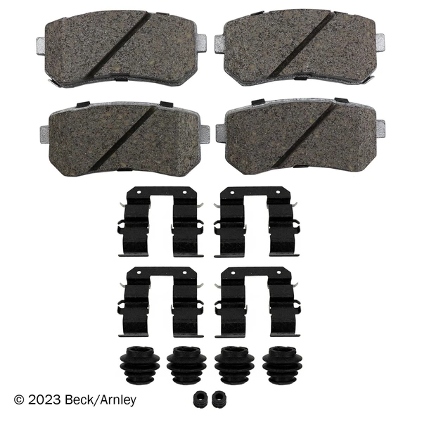 Beck/Arnley 085-6988 Disc Brake Pad Set, Rear Side