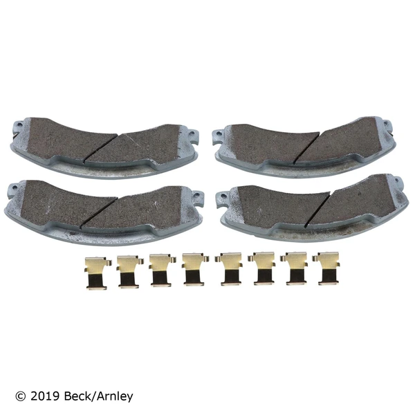 Beck/Arnley 085-6989 Disc Brake Pad Set, Front Side