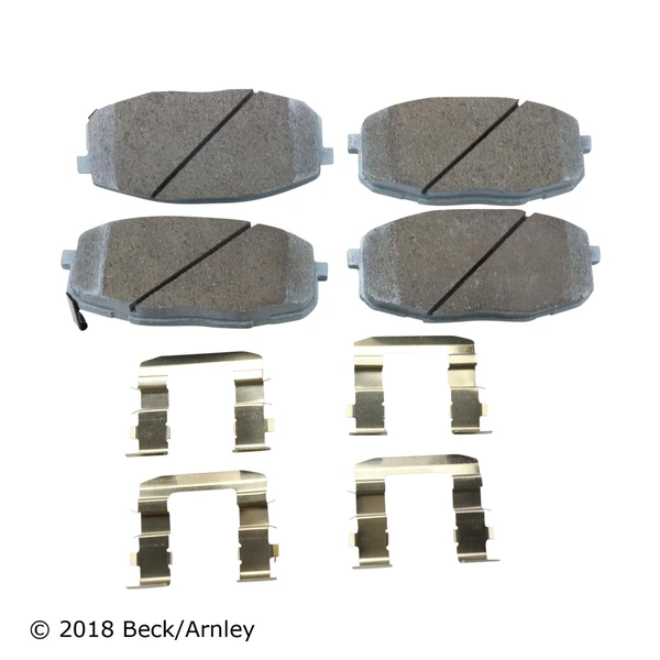 Beck/Arnley 085-6900 Disc Brake Pad Set, Front Side
