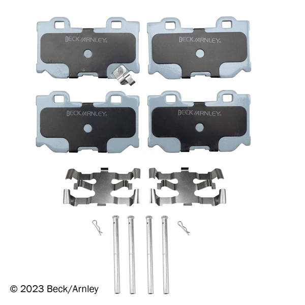 Beck/Arnley 085-6908 Disc Brake Pad Set, Rear Side
